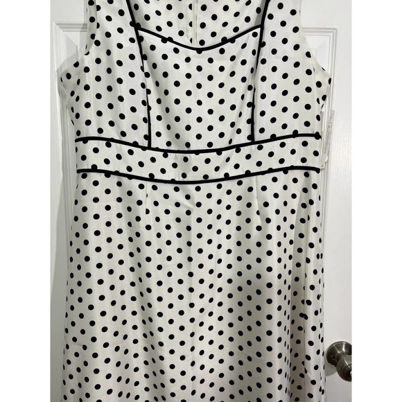 PRESTON & YORK A LINE SLEEVELESS POLKA DOTS DRESS SIZE 18 - Picture 5 of 9